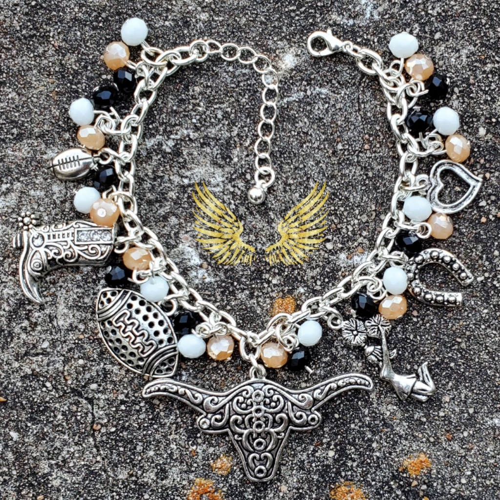 Big Spring Steers Charm Bracelet Big Spring Steers Charm Bracelet